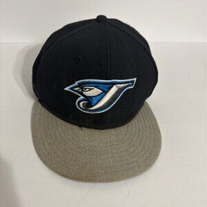 New Era 59 FIFTY Cooperstown Collection Cap Mens Size 7 1/8 Blue Jays Logo